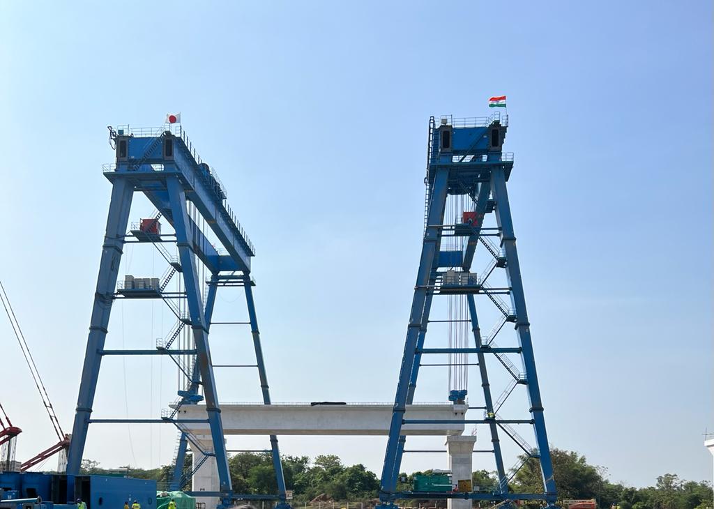 Pier work in Progress at GAD-10, Navsari District, June 2023