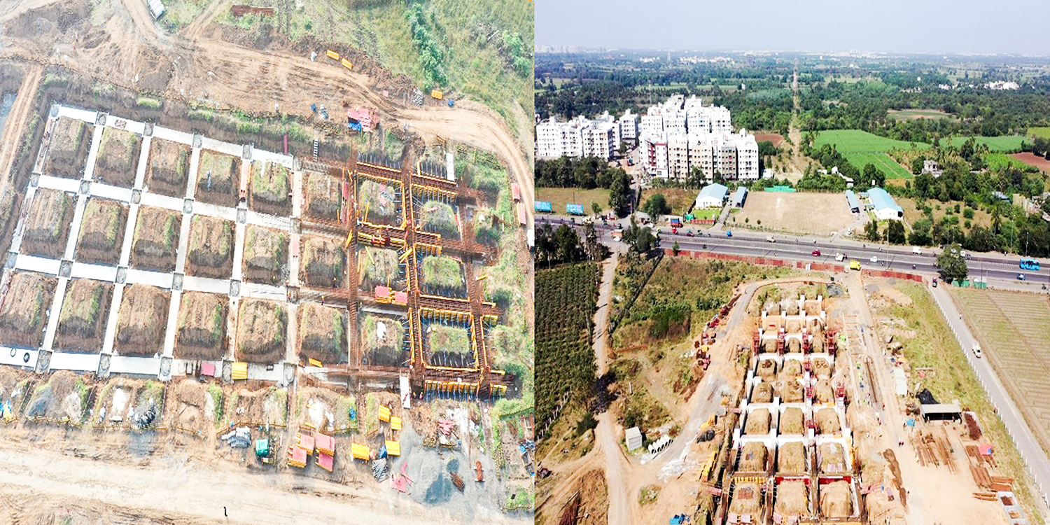 नवसारी ज़िले में पियर का काम प्रगति पर, मार्च 2023