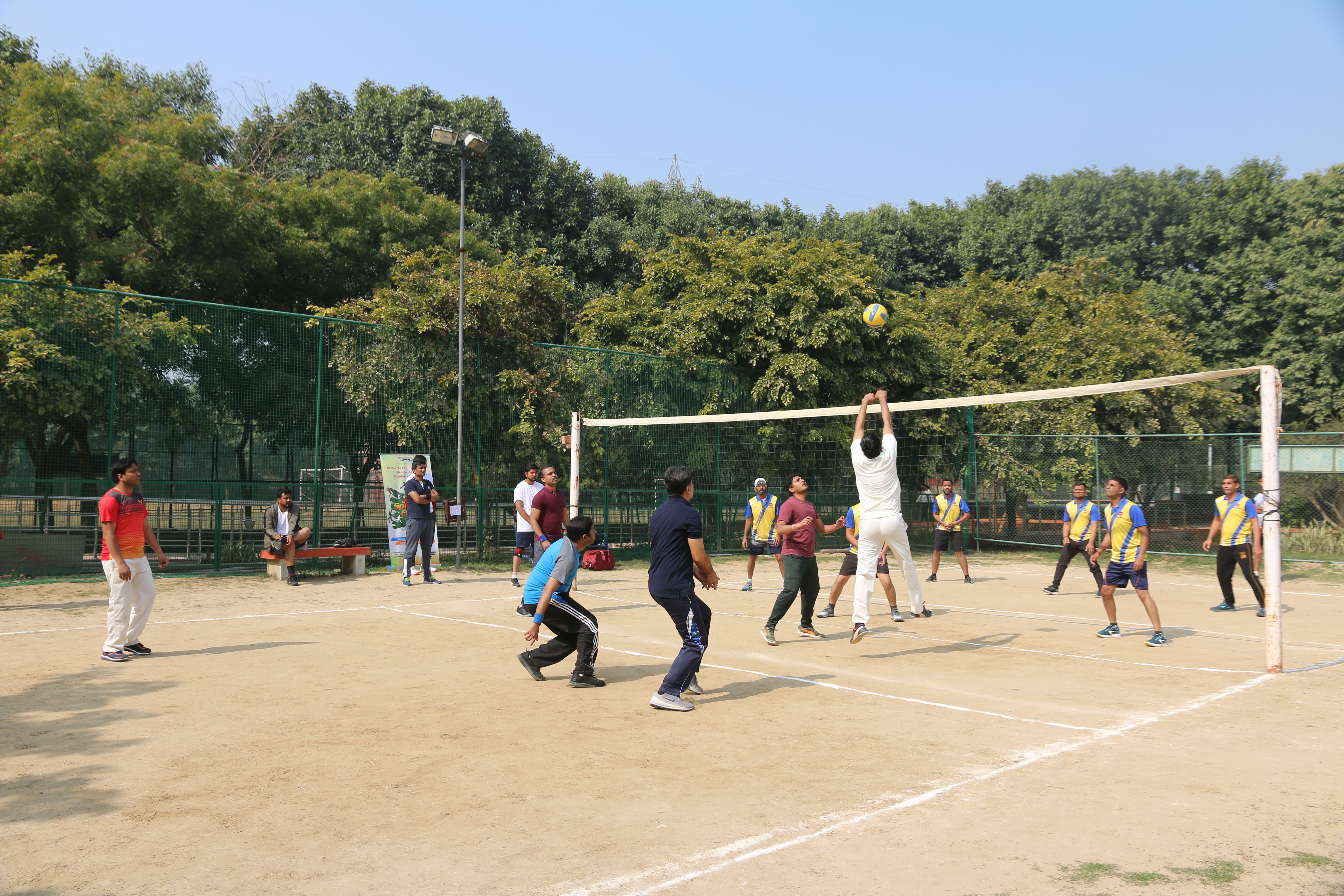 Glimpses of Sports day event at NHSRCL February 2020 (Volleyball)